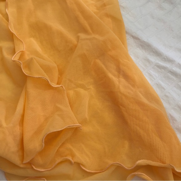 Vogue Dessous lettuce hem floral embroidery babydoll. - Picture 3 of 9